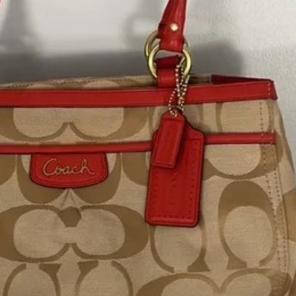 Coach - Signature Carryall Handbag - Picture 3 of 16